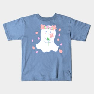 Flower ghost Kids T-Shirt